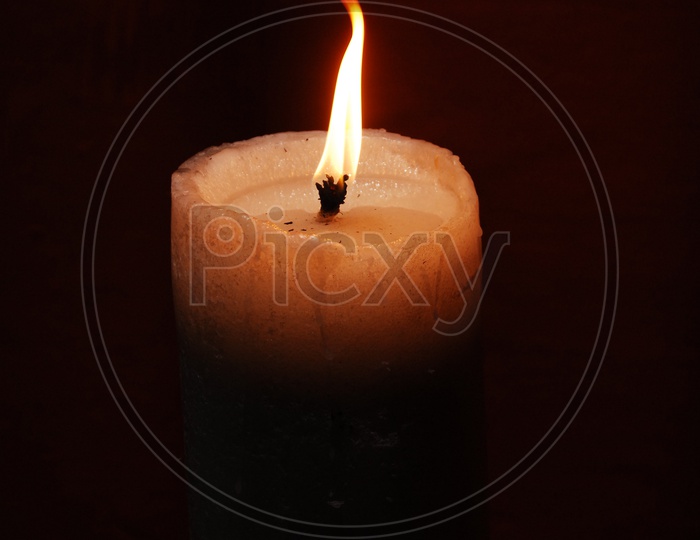 Lite wax Candle