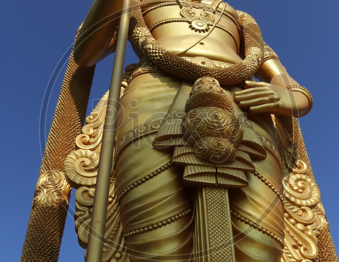 Indian  Hindu God Subramaneshwara Statue