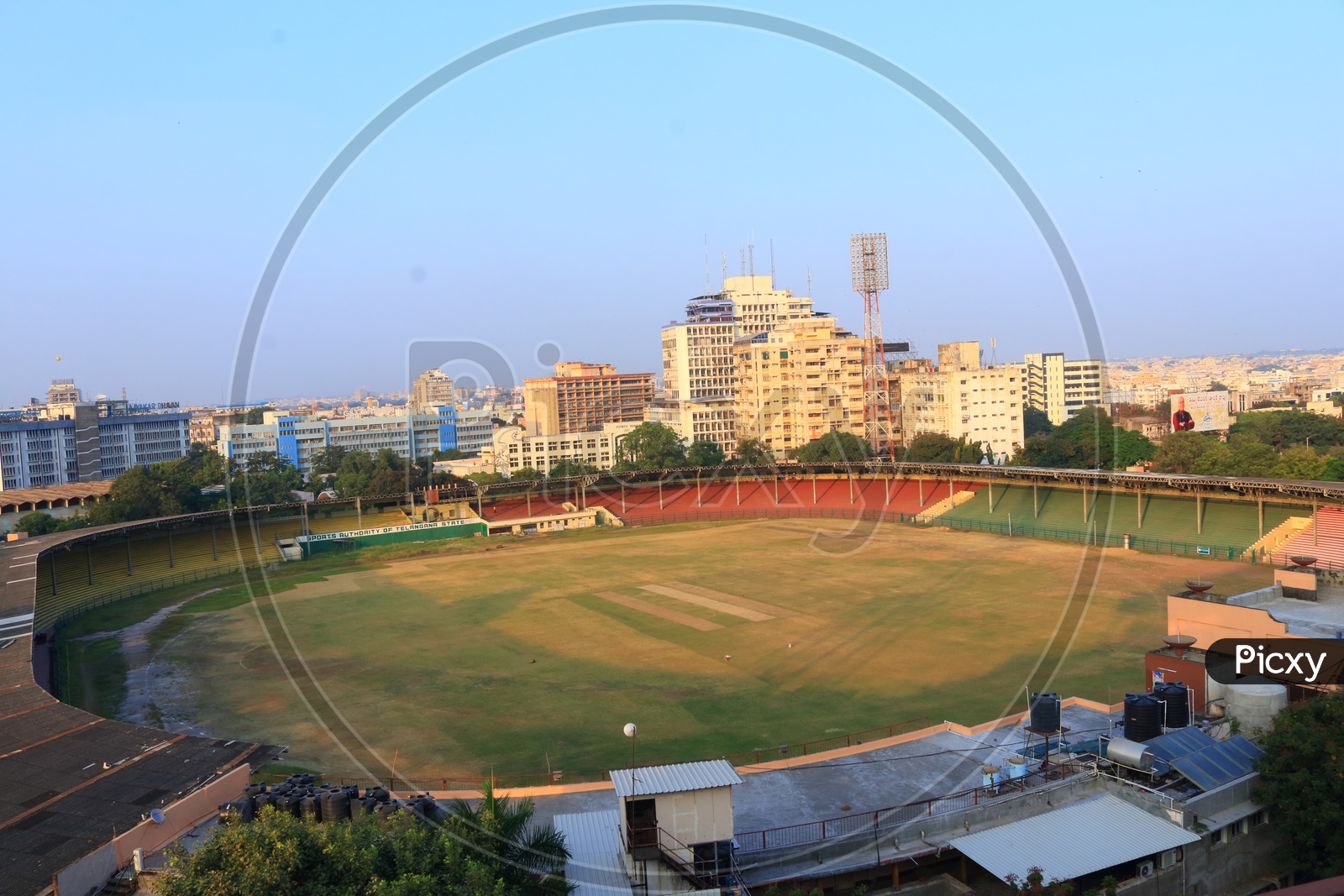 Image Of Aerial View Of L.B.Stadium-BK297246-Picxy