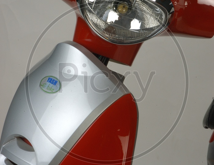 Head Light And Dome of a Scooty or Moped