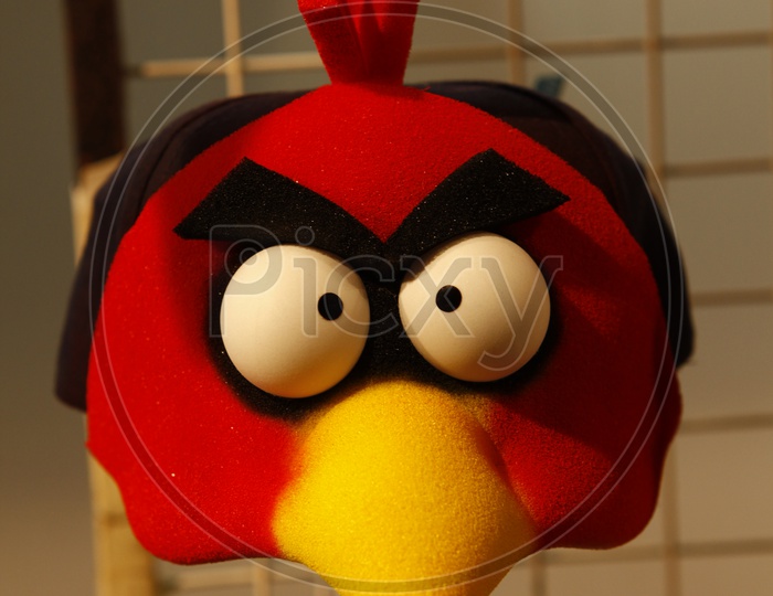 Angry bird face