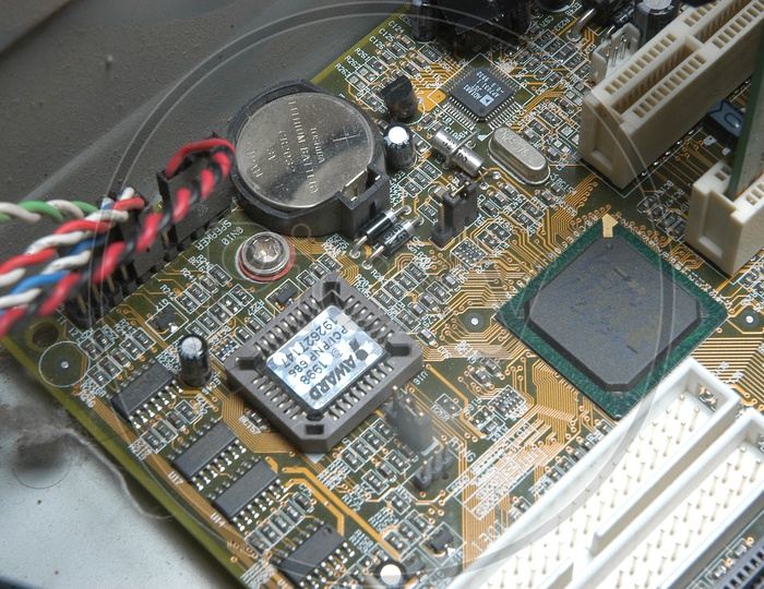 Motherboard of a CPU