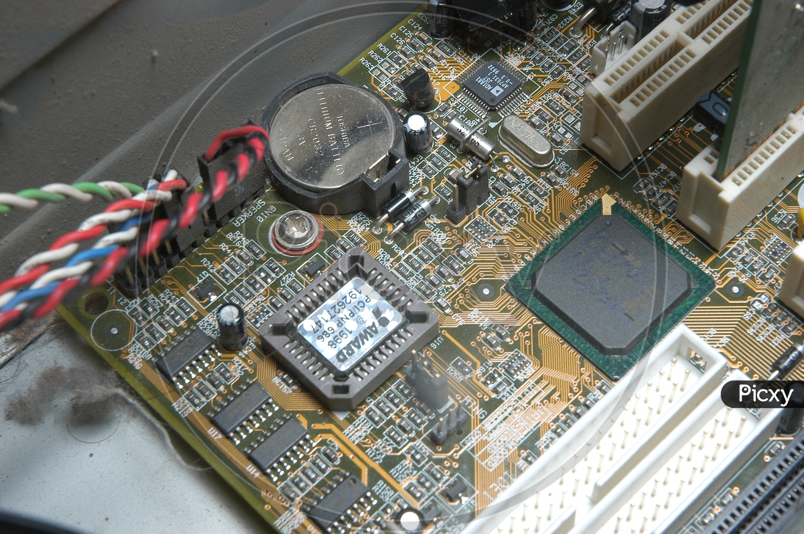 Motherboard of a CPU