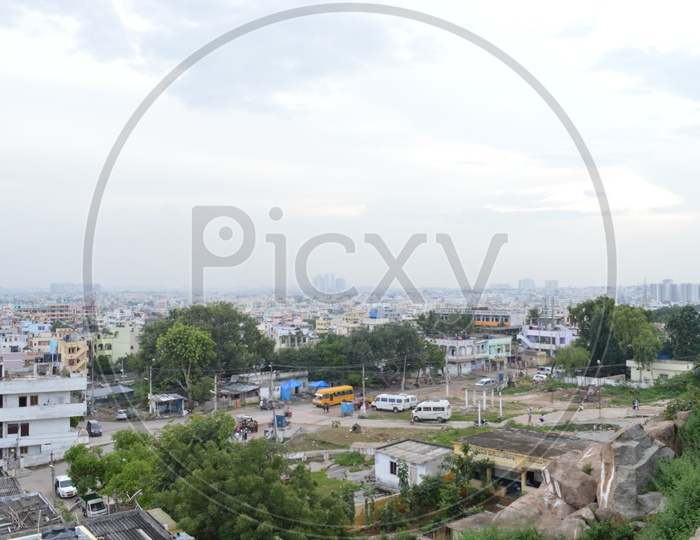 Image of view of ring basthi, jagathgiri guttaRM751574Picxy