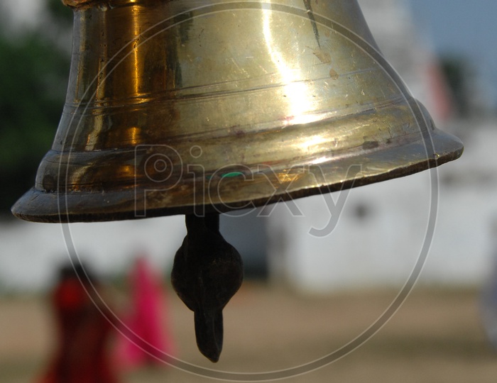 Bell in a temple