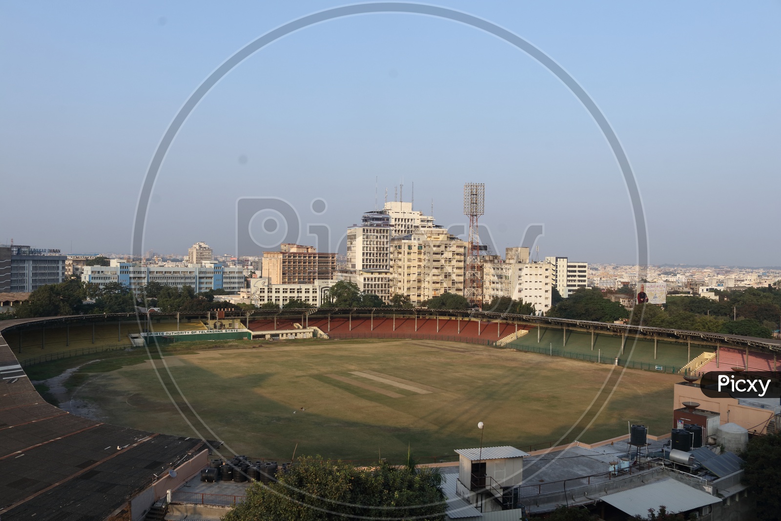 Image Of Aerial View Of L.B.Stadium-UM146521-Picxy