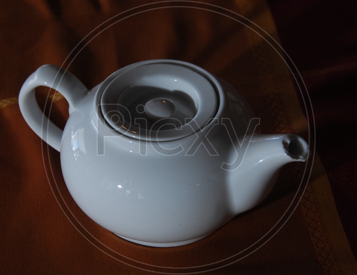 Tea Pot Closeup Shot