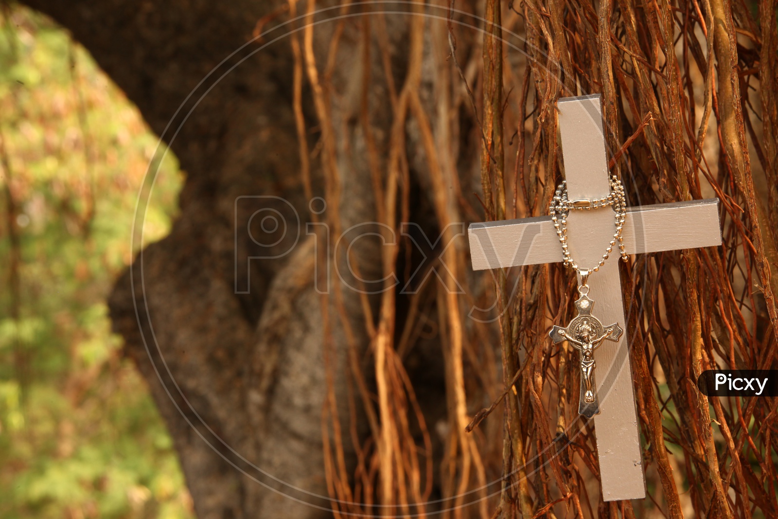 Jesus Christ Cross Symbol Composition Shots