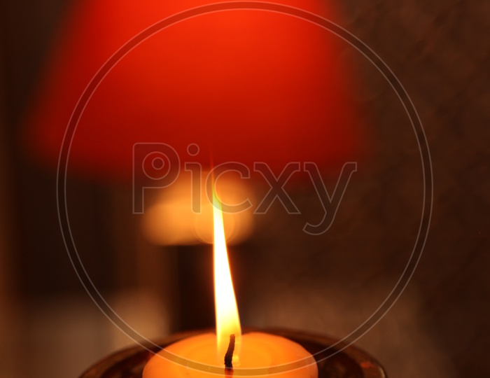 Photograph of Lightened up candle