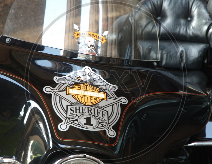 Harley Davidson Logo on Bike