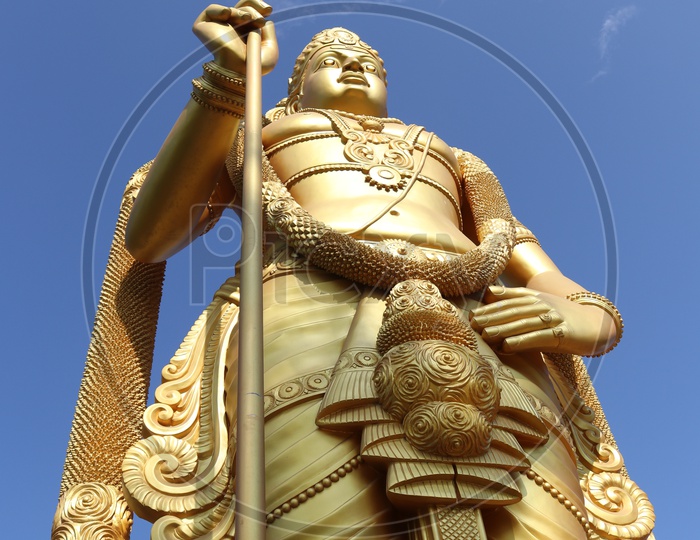 Indian  Hindu God Subramaneshwara Statue