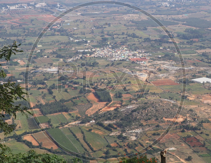 View of the terrain around Nandi hills