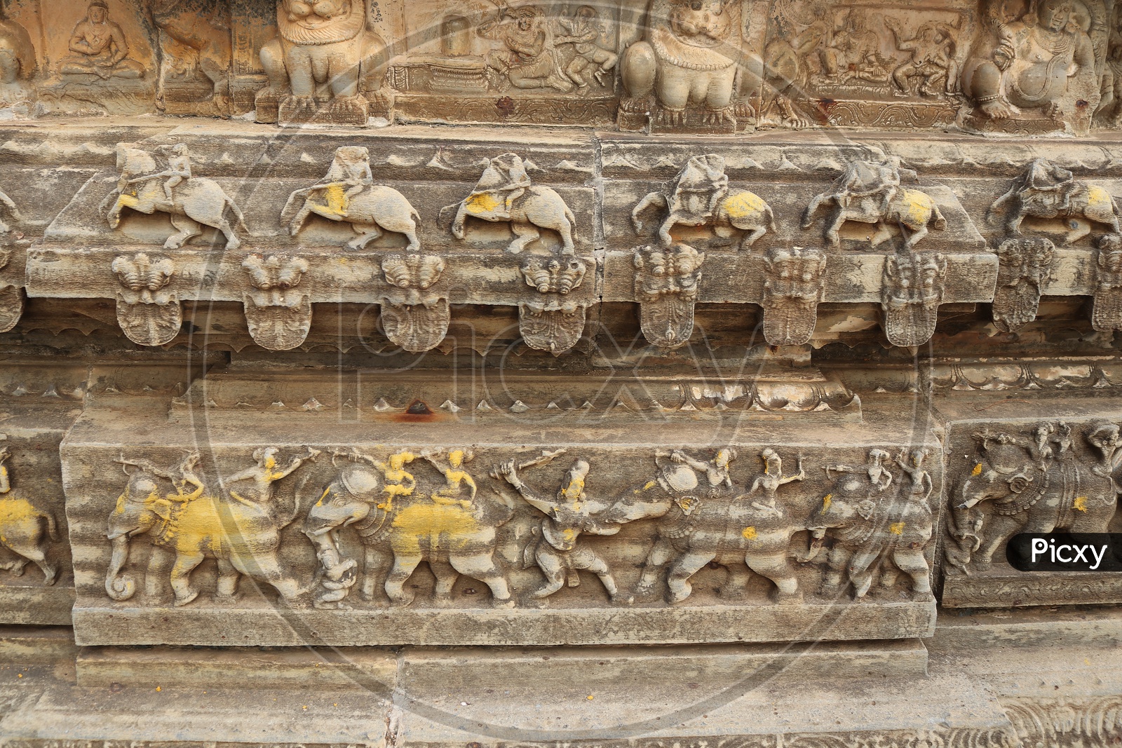 Architecture at Pushpagiri temple