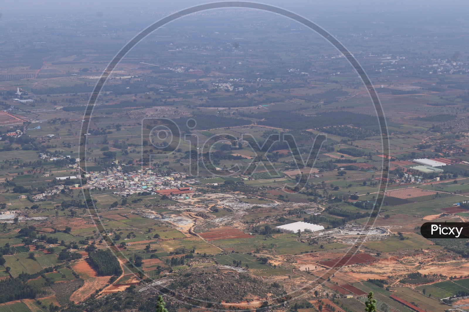 View of the terrain from Nandi hills