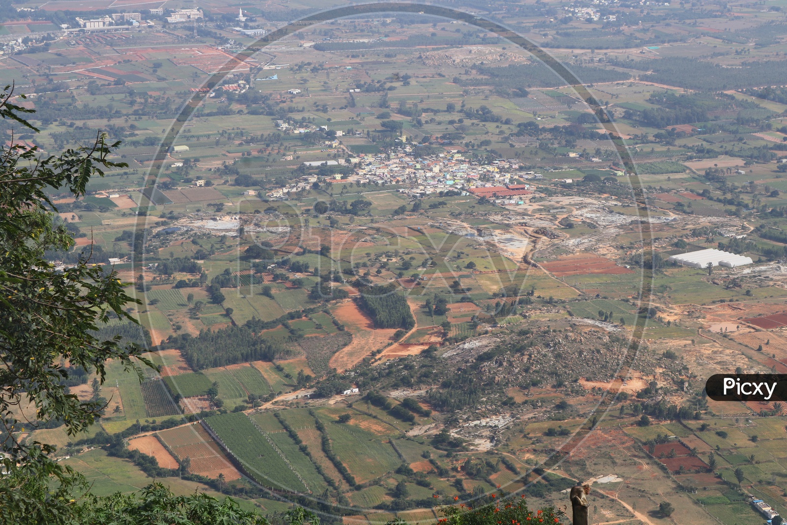 View of the terrain around Nandi hills