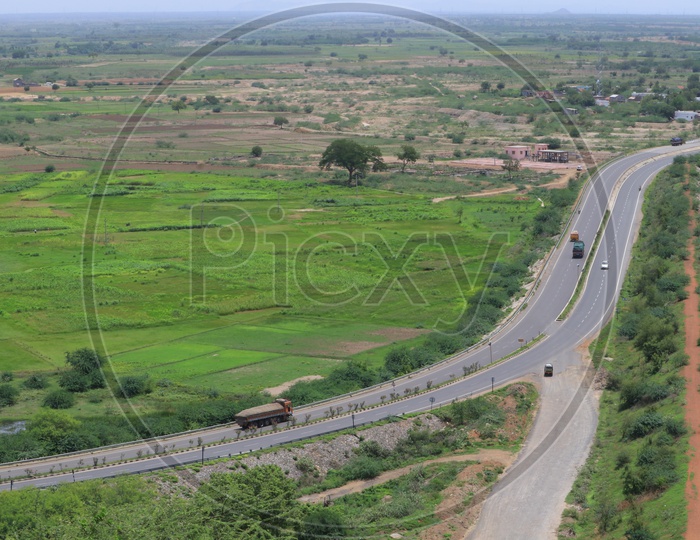 National highway 65 at Vijayawada