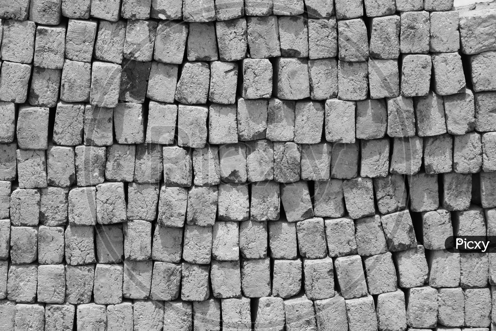 Close up of bricks