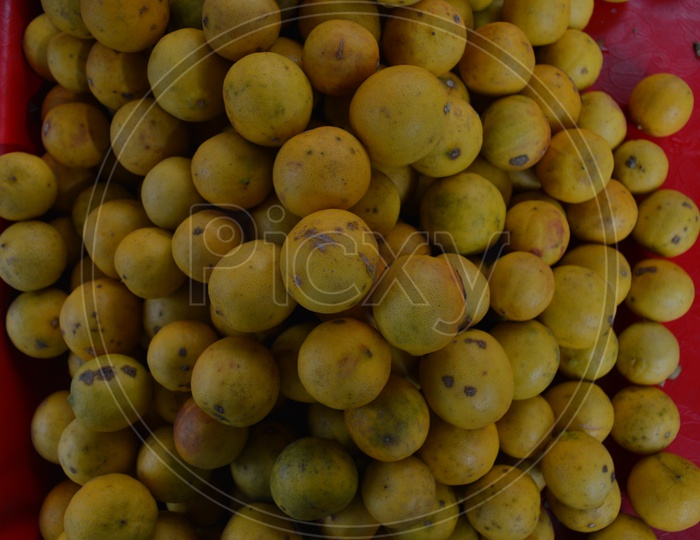 Lemons in a Vendor Stall