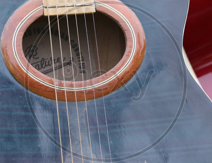 Closeup Shot Of a Guitar With Strings