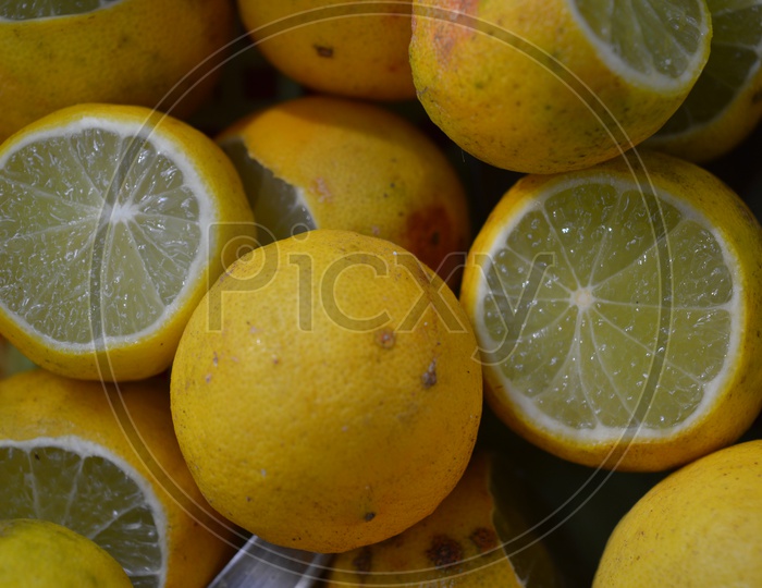 Lemons With Texture Representation