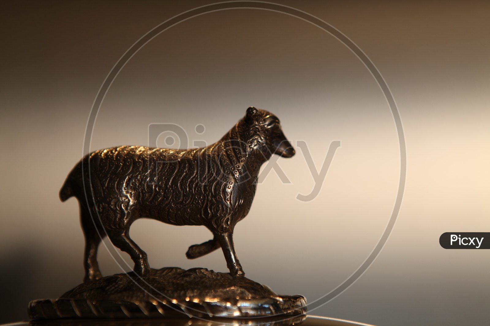 Bronze Sculpture of a lamb