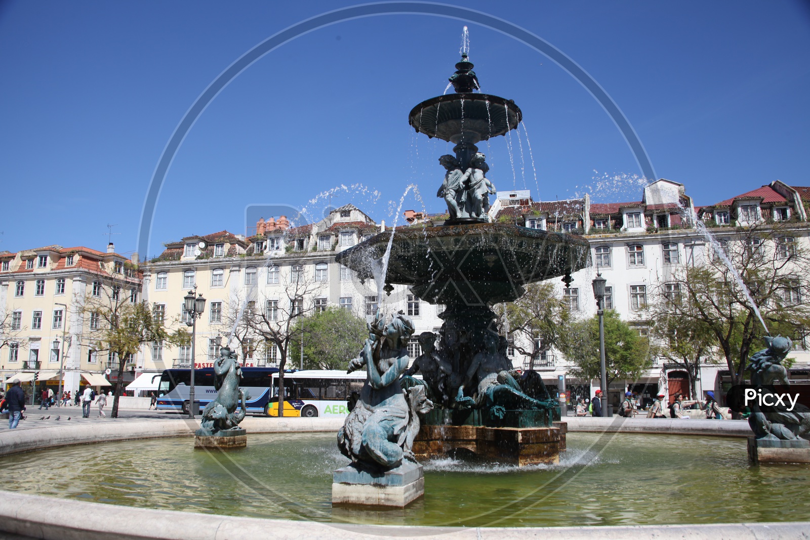 Rossio square in Lisbon
