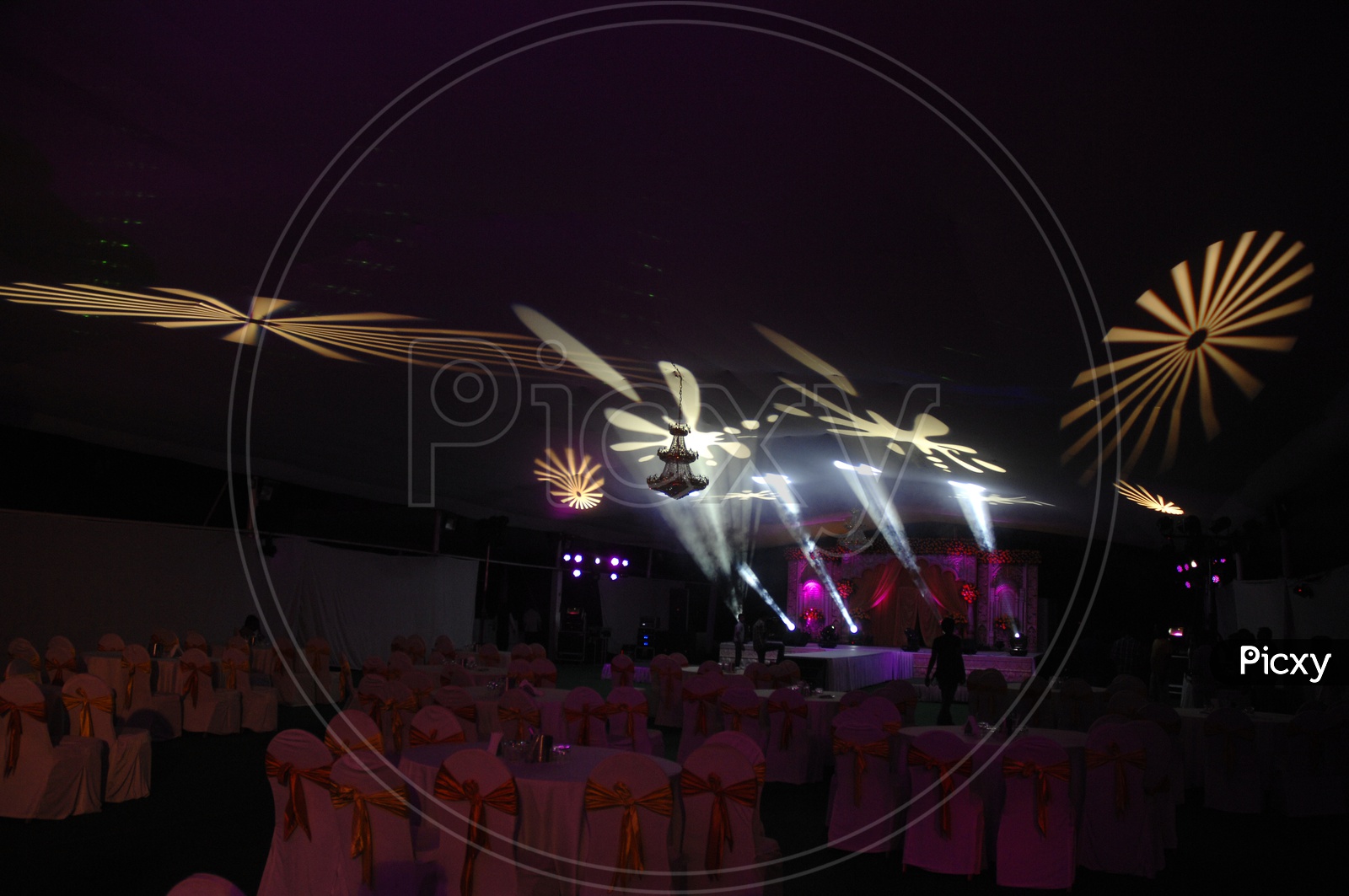 A Well Decorated Function Hall Or Banquet Hall