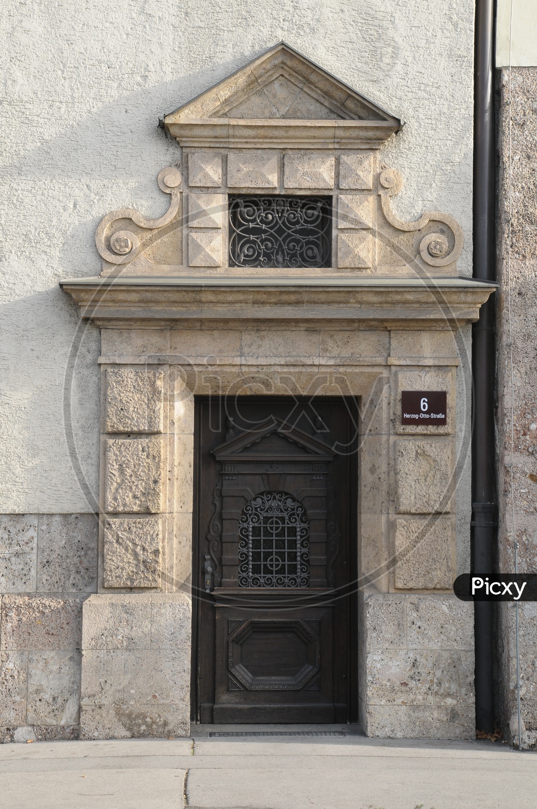 Designed Architecture Of Entrance Door