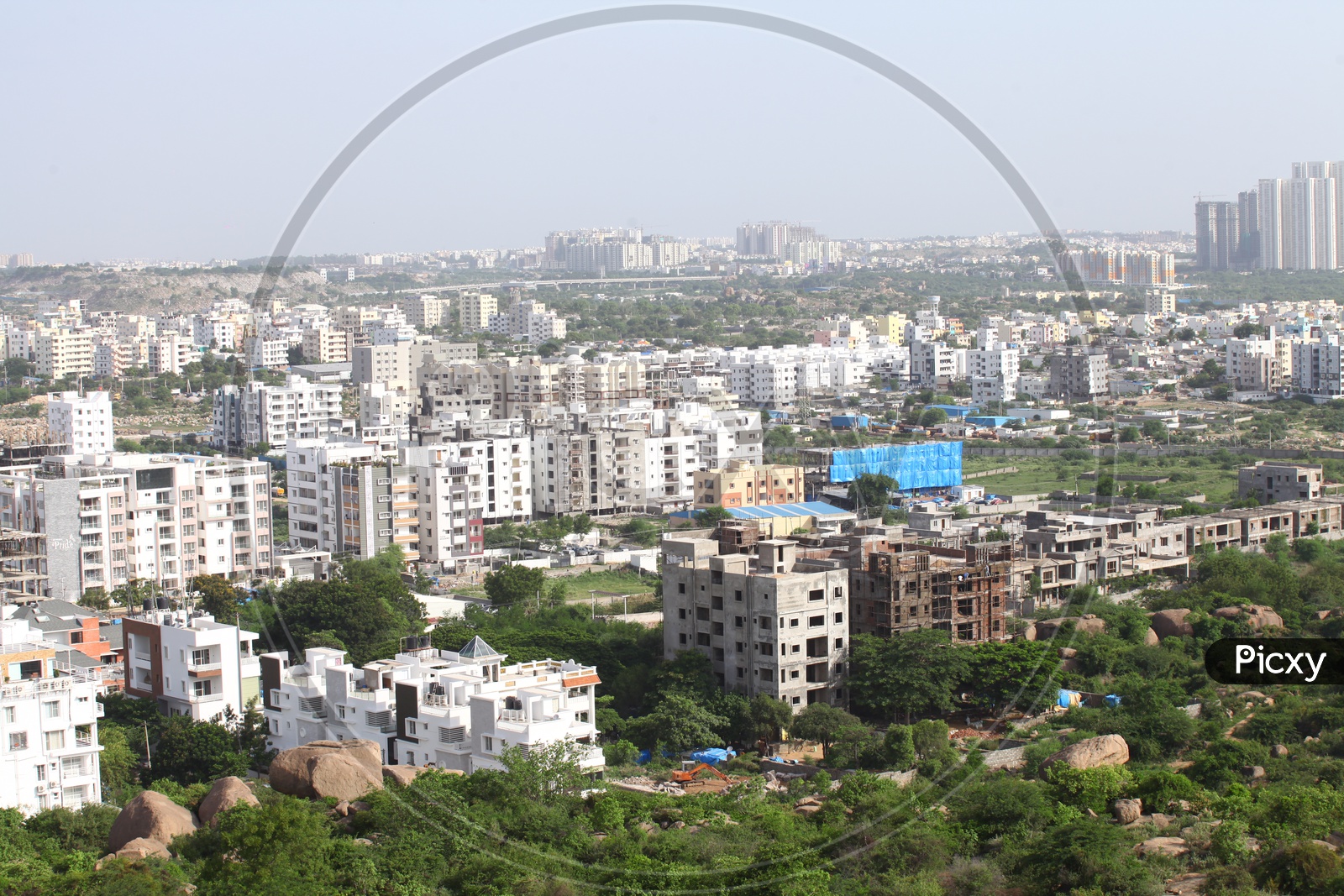 Hyderabad city view