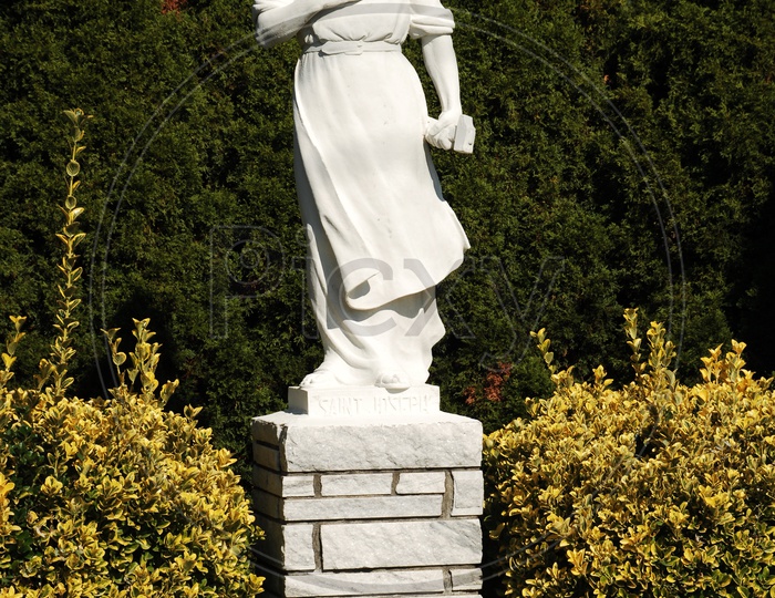 Antique stone Garden statue
