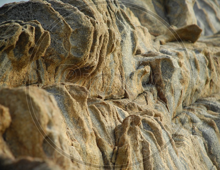 Close up of the rock - Texture