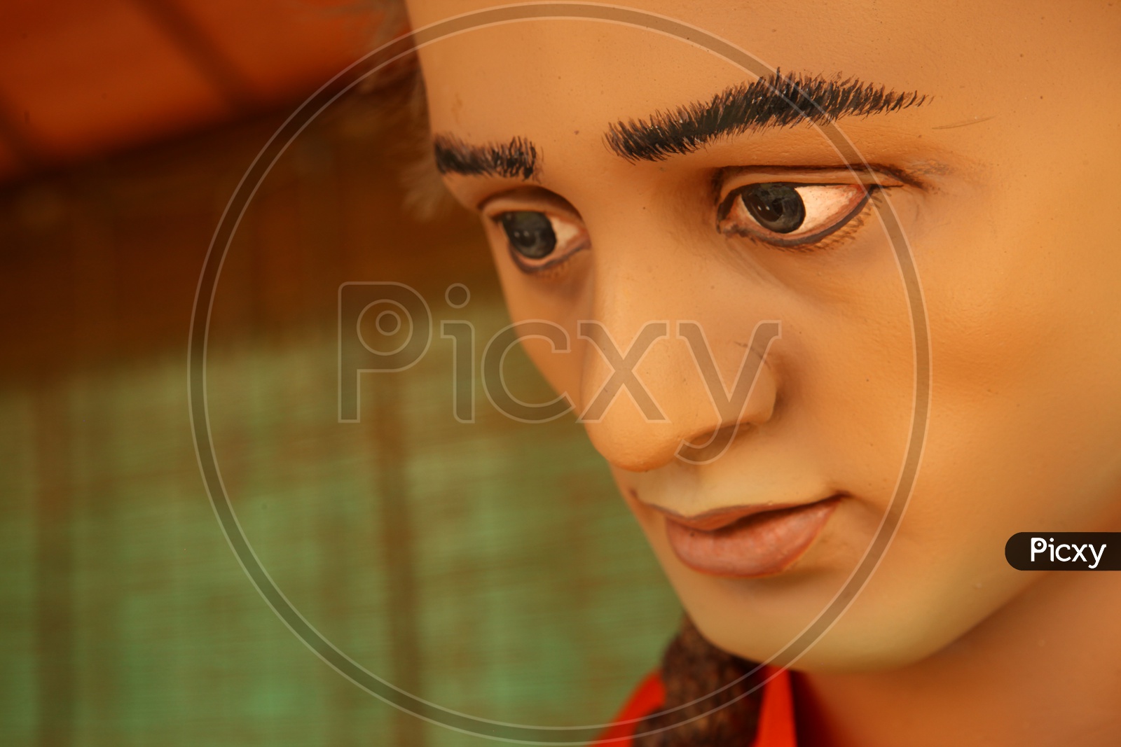 A Male Mannequin's face