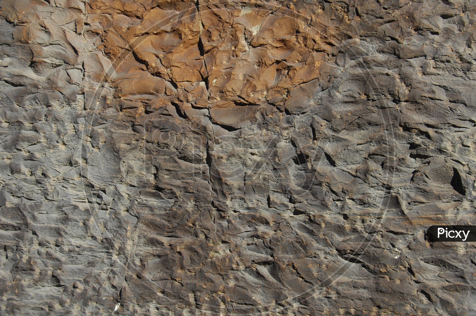 close shot of a rock