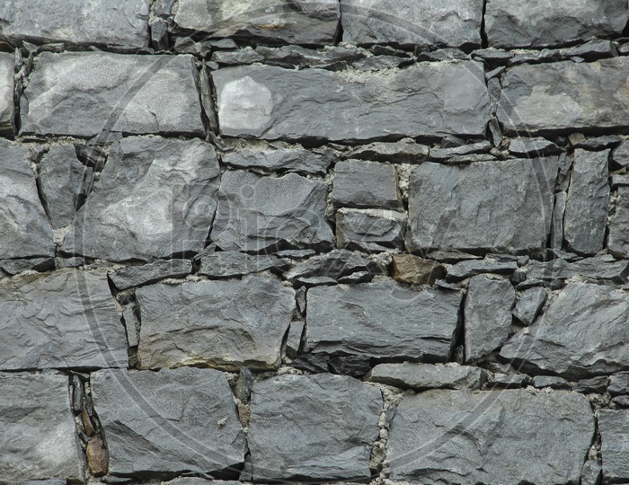 Close up of the rock wall- Texture