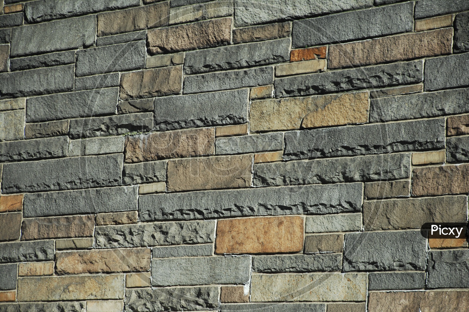 Close up of the rock wall Texture