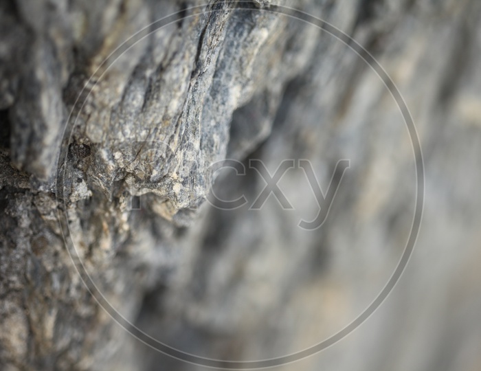 Close up of a mountain rock