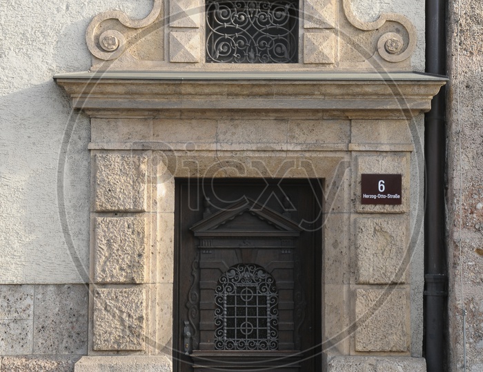 Designed Architecture Of Entrance Door