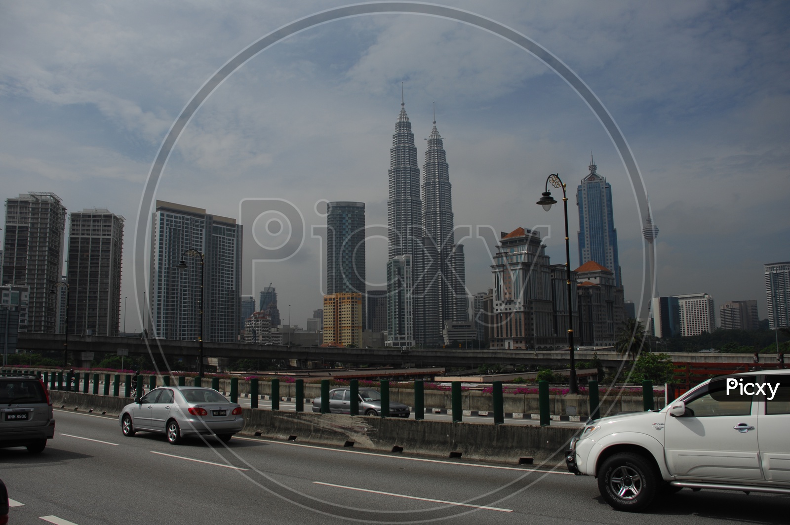View of Petronas twin towers