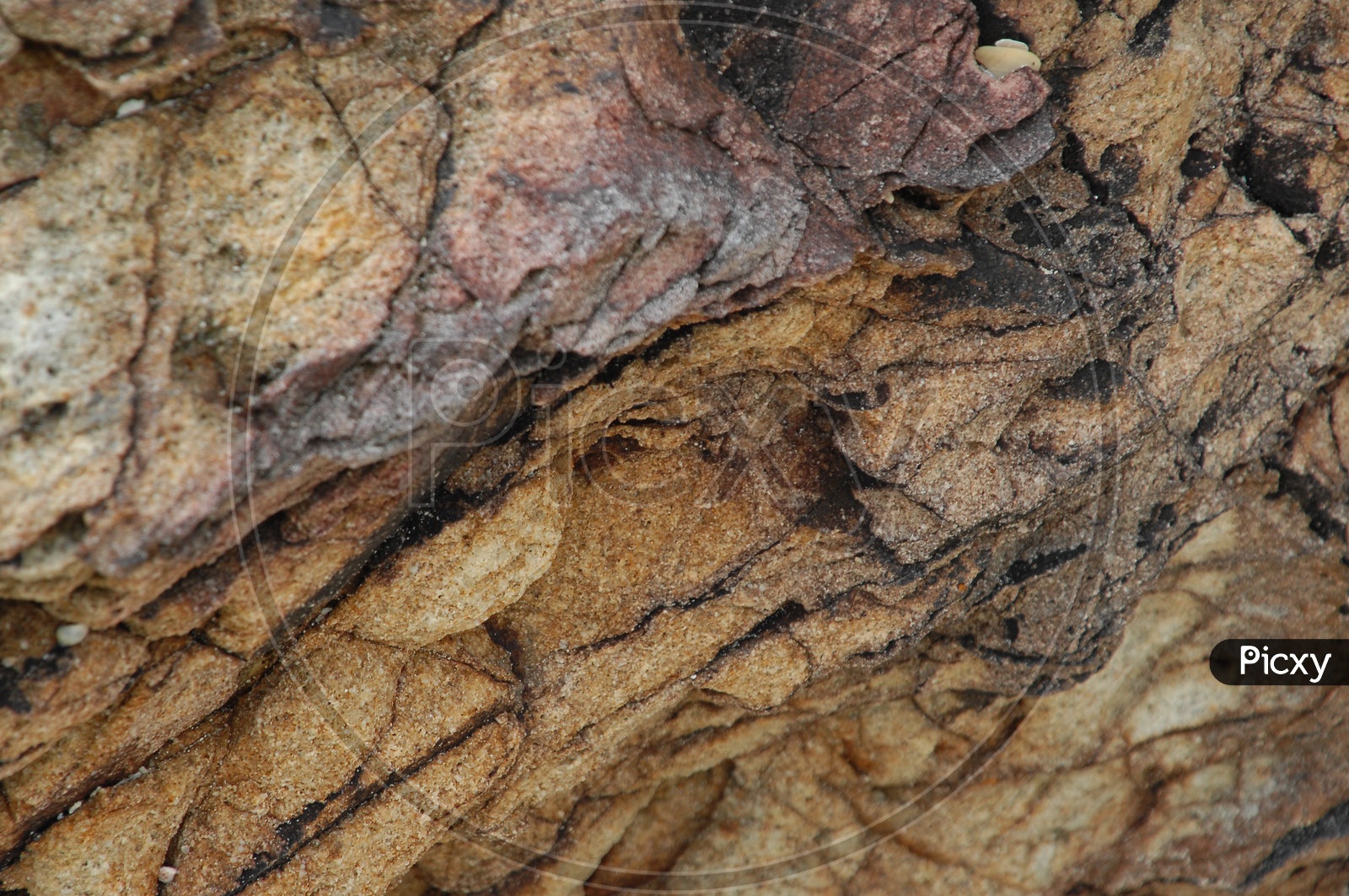 close shot of the rock