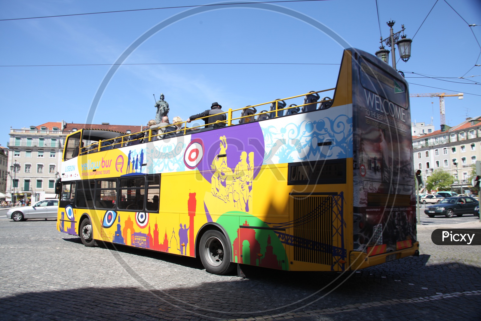 Double decker tourist bus