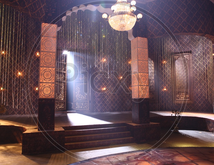 Interior Design of Sets in a Movie Shoot