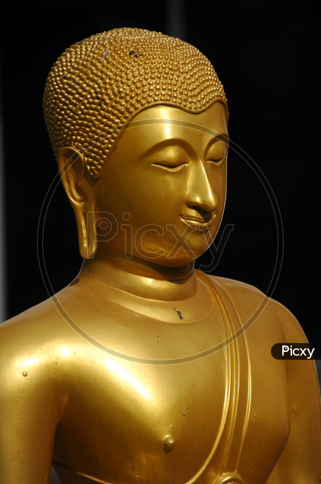 Close up shot of Buddha