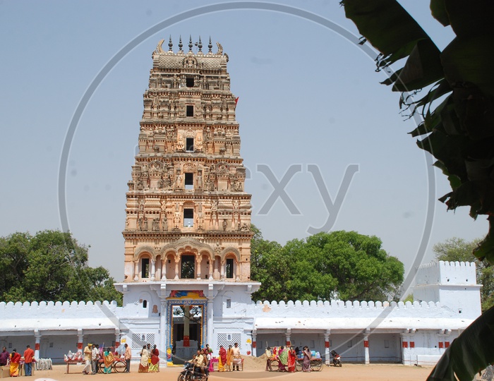 Gopuram of kodandarama temple