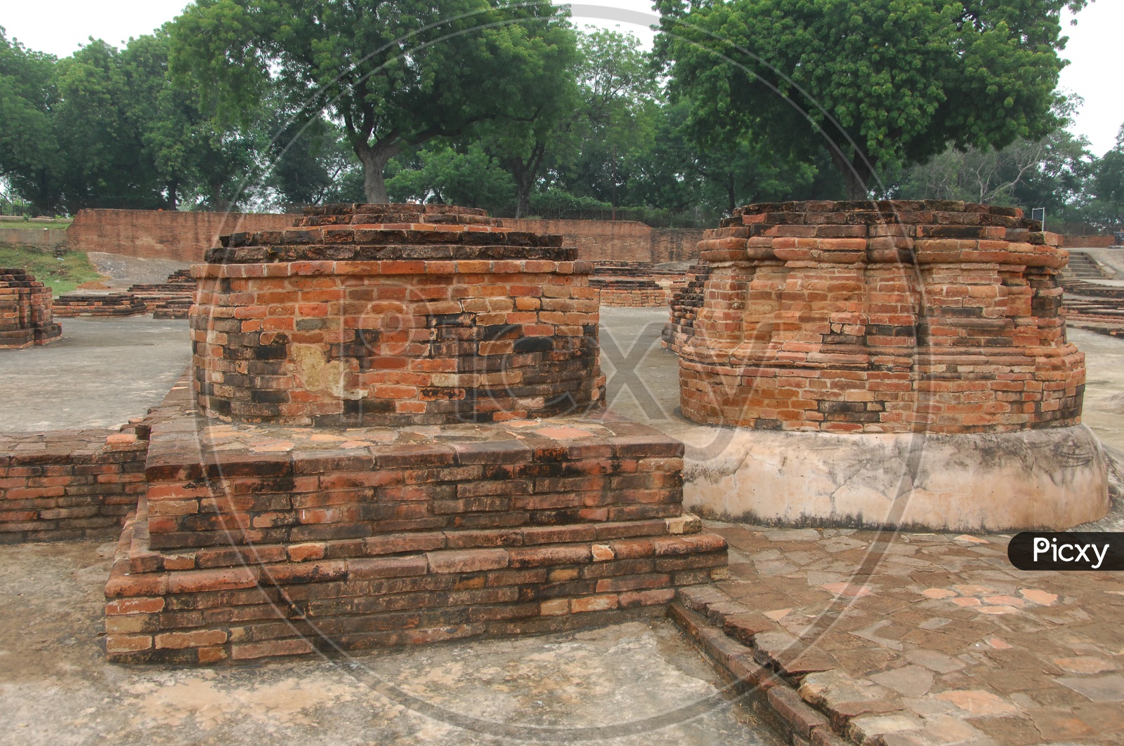 Sarnath excavated site