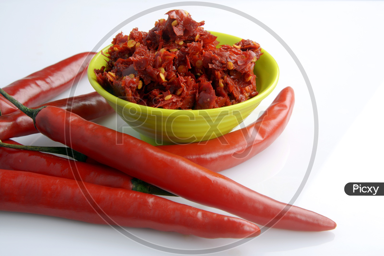 Red chilli chutney, Commonly known as Thecha in Maharashtra