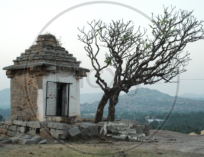 Hanuman temple in Hampi