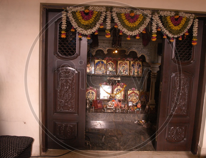 Prayer room of a house