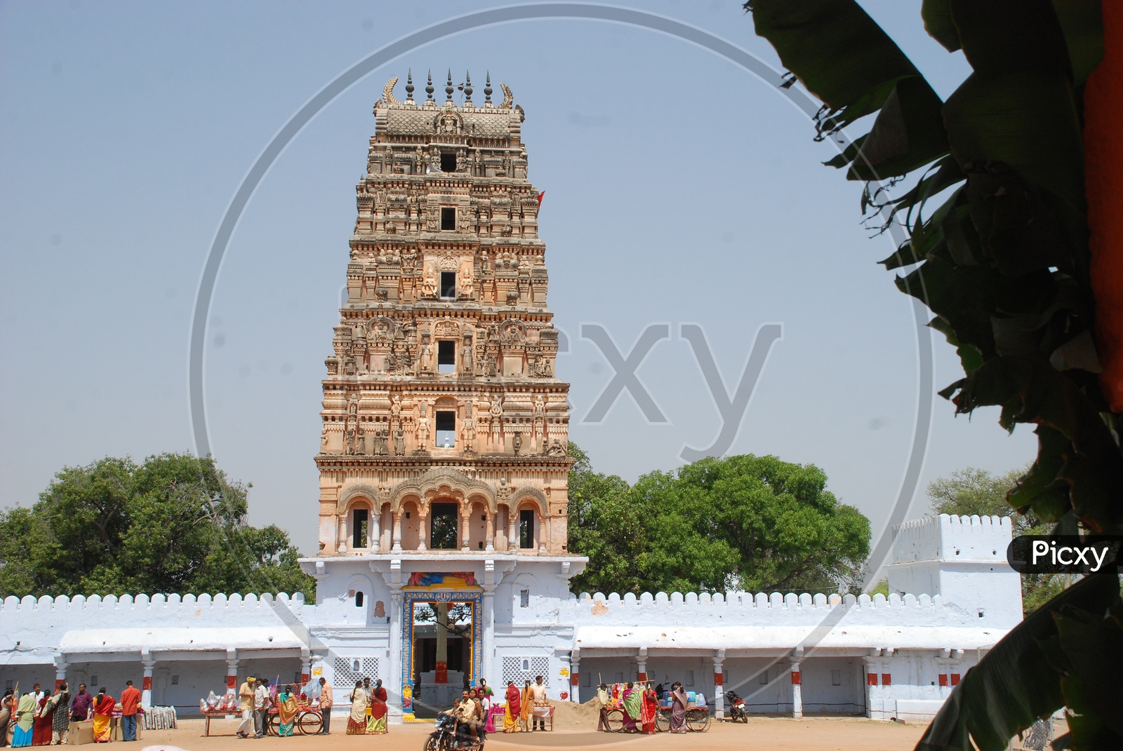 Gopuram of kodandarama temple