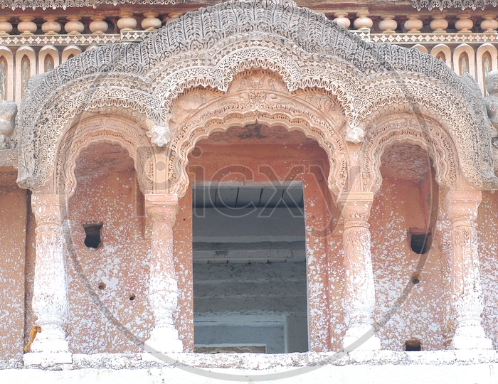 Architecture of Ancient Old Building Arch