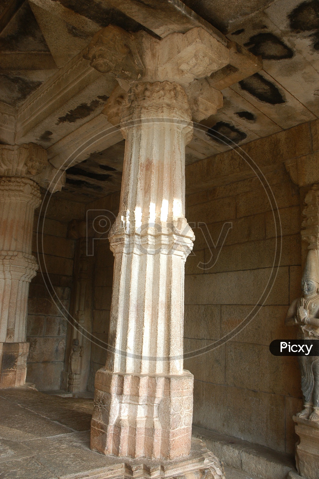 Ancient columnar pillars